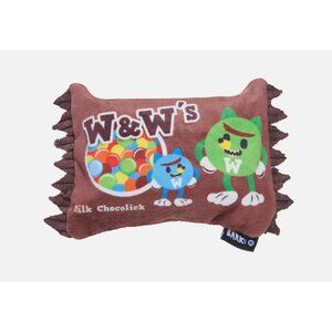 BARK Afraid of the Bark Halloween W & W's Candy Food Shaped Plush Dog Toy